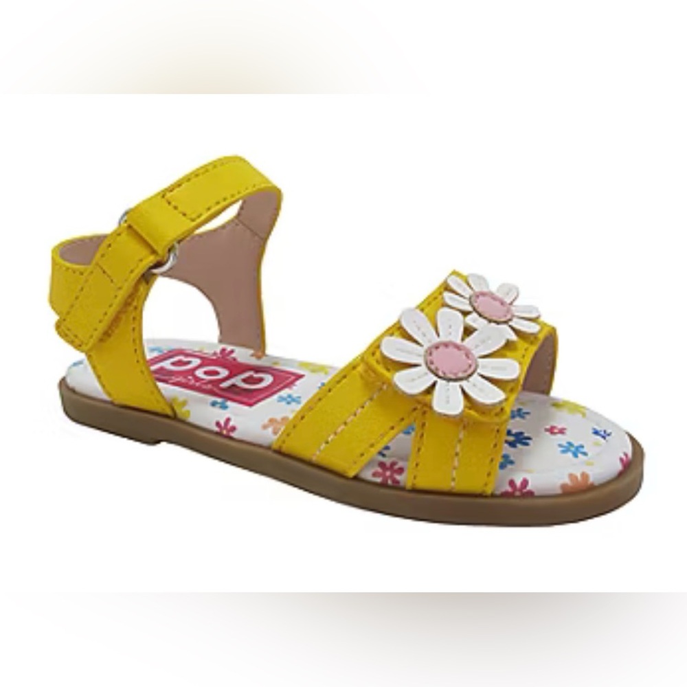 Pop Toddler Girls Lil Niyah Adjustable Strap Flat Sandals